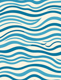 Oceana Blue Wave Ribbons Rug