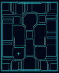Sci-Fi Neon Circuit Board Rug