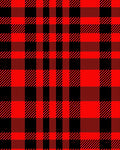 Bold Red Plaid Checks Rug