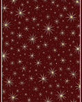 Crimson Starburst Celestial Burst Rug
