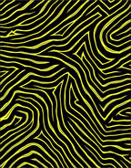 Bold Yellow Zebra Stripe Abstraction Rug