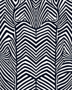 Bold Black White Zebra Stripe Rug