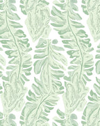 Pale Green Monstera Leaf Arrangement Rug
