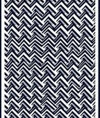 Navy White Herringbone Geometric Rug