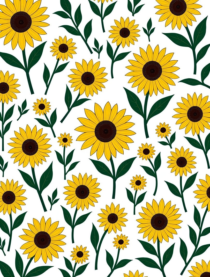 Golden Yellow Sunflower Garden Rug