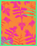 Vibrant Tropical Foliage Flora Rug