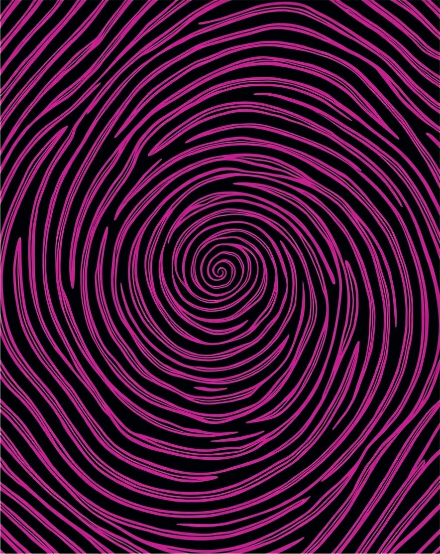 Vibrant Magenta Swirl Whirlpool Rug