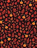 Autumn Spice Pumpkin Leaf Medley Rug