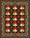 Ornate Bell Garland Border Rug