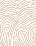 Nude Beige Zebra Swirl Rug