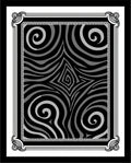 Monochrome Swirl Abstract Optical Illusion Rug