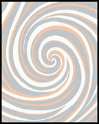 Pastel Swirl Optical Illusion Rug