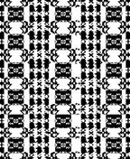 Monochromatic Black White Abstract Grid Rug