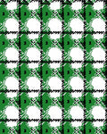 Emerald Green White Plaid Checkered Rug
