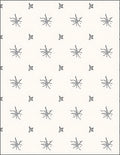 Gray Twig Star Organic Lattice Rug
