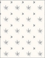 Gray Twig Star Organic Lattice Rug