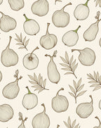 Botanical Outline Almond Cream Rug