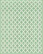 Mint Green Lattice Trellis Rug