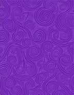 Deep Purple Swirling Lines Rug