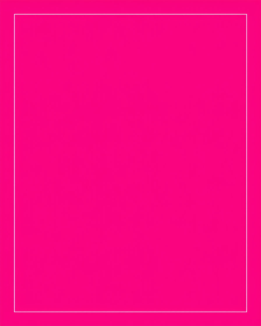Vibrant Hot Pink Solid Rectangle Rug