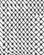 Black White Starburst Grid Rug