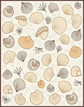 Seashells Natural Tones Scatter Rug