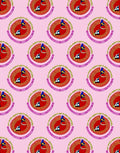 Pink Red Blue Abstract Bird medallions Rug