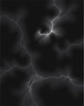 Dramatic White Lightning Cloud Burst Rug