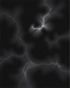 Dramatic White Lightning Cloud Burst Rug
