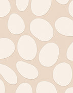 Natural Beige Organic Pebble Rug