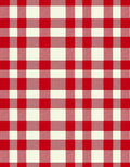 Classic Red and Cream Buffalo Plaid Rug