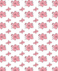 Pink Hand Drawn Floral Butterfly Repeat Rug