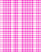 Bright Pink White Plaid Collection Rug