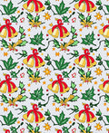 Jingle Bells Holly and Star Garland Rug