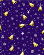 Golden Bells Starry Night Rug