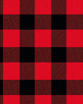 Red Black Buffalo Check Plaid Rug