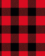 Red Black Buffalo Check Plaid Rug