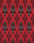Crimson Tribal Face medallion Rug