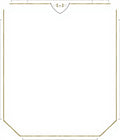 Golden Gray Geometric Shield Frame Rug