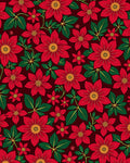 Crimson Red Floral Abloom Rug