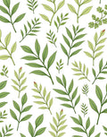 Verdant Green Leafy Branches Rug