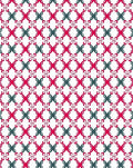 Dual Tone Interlocking Lattice Rug