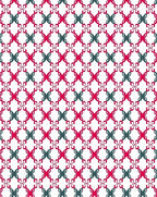 Dual Tone Interlocking Lattice Rug