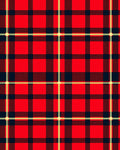 Red Black Plaid Tartan Lattice Rug