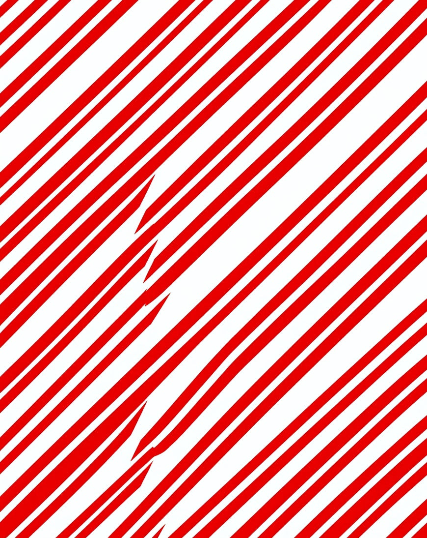 Crimson Diagonal Stripe Rug