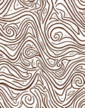 Brown Swirl Wood Grain Abstract Rug