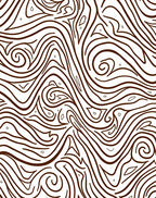 Brown Swirl Wood Grain Abstract Rug