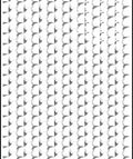 Monochromatic Geometric Abstract Repeat Rug