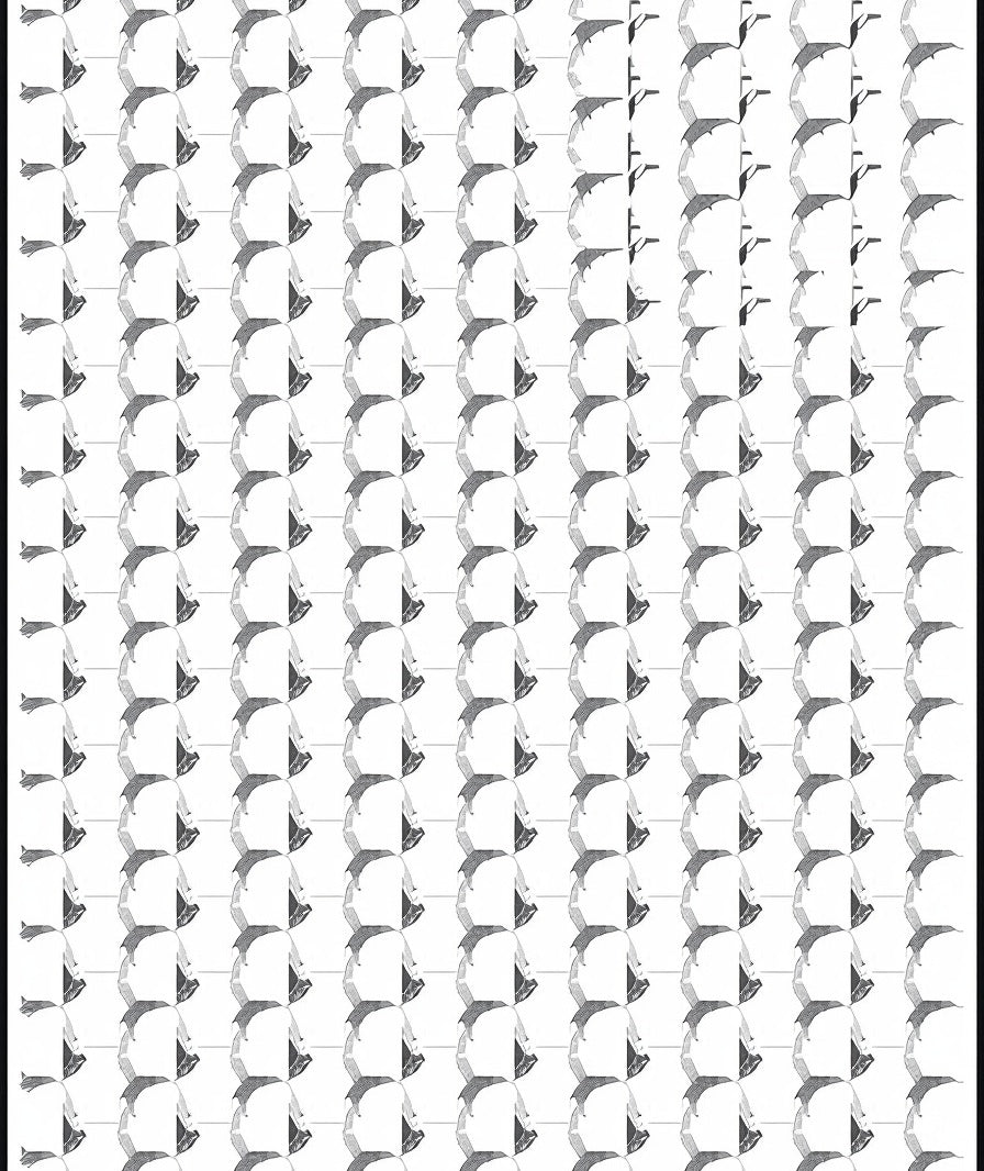 Monochromatic Geometric Abstract Repeat Rug