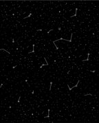 Cosmic Black Constellation Starry Night Rug